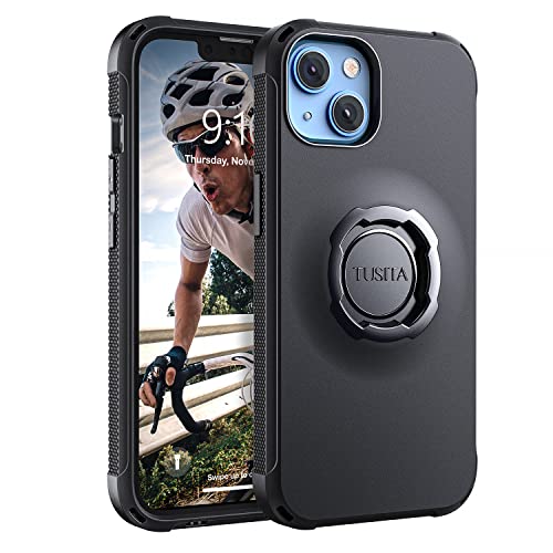 TUSITA Custodia Progettato per Apple iPhone 13 - Supporto per Bicicletta Cover Protettiva Twist Lock per Telefono - Partner di Sport Outdoor