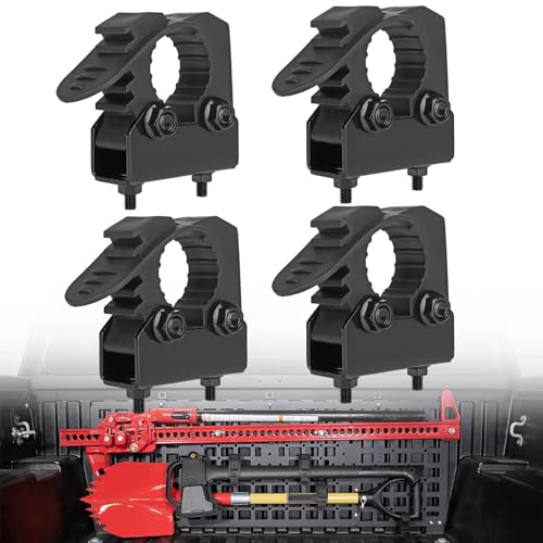 Image of 4 Pack Molle Panel Clamps, Rubber Clamp with Metal Bracket