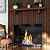 LACHEERY Dark Brown Wood Wallpaper Peel and Stick Wooden Slats for Wall Panel Wallpaper Removable Dark Wood Contact Paper for Cabinets Waterproof Vintage Vinyl Wall Paper Bedroom Bathroom 15.8"x80"