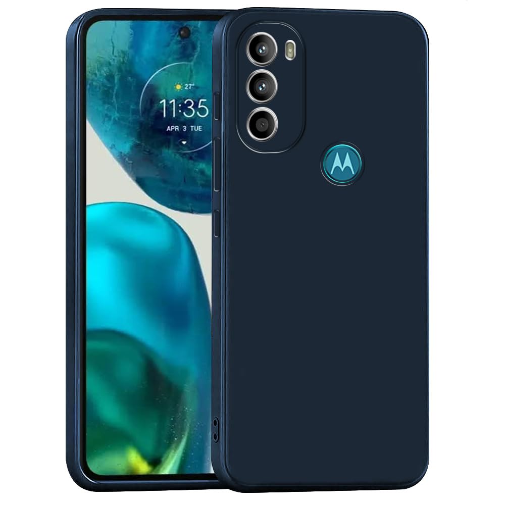 Casotec Basic Case for Motorola Moto G71 5G (Silicone_Dark Blue) (B0D78YL2JK) Amazon Price History, Amazon Price Tracker