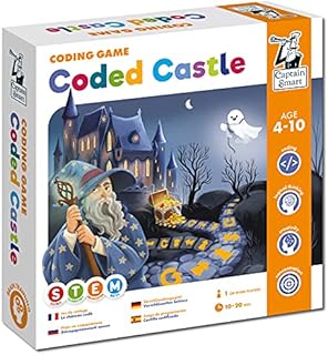 Captain Smart Educational Game for Kids, Coded Castle | Smart Game, Coding, Logic, Creativity | Family Board Game For 4-Year-Old Boys & Girls (4+) | 1+ Players | Learning toy, Gift for Children