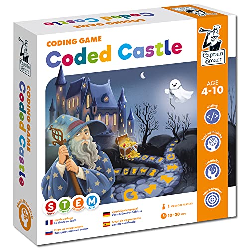 Captain Smart Lernspiel für Kinder, Verschlüsseltes Schloss | Codierung, Logik, Neue Technologien | Brettspiel für 4 Jahre Jungen und Mädchen | 1+ Spieler | Lernspielzeug, Geschenk für Kinder 4 Jahre Cover