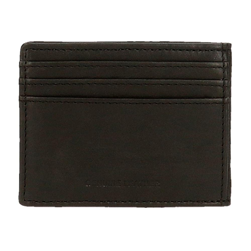 Pepe Jeans Badge Tarjetero Negro 9,5x7,5 cms Piel