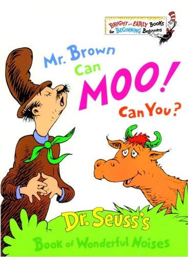 Mr. Brown Can Moo! Can You? (Bright & Early Boo... 0394906225 Book Cover