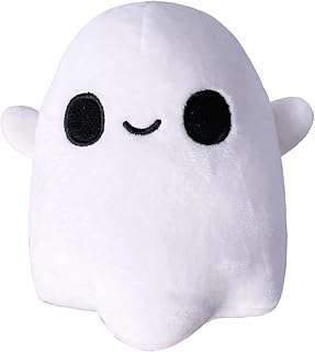 おばけのぬいぐるみ - ハロウィンぬいぐるみ用の10cmのかわいいミニぬいぐるみゴースト - 多機能ホワイトゴーストぬいぐるみハロウィンスカル人形ぬいぐるみ小さなぬいぐるみ女の子男の子用