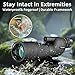 SVylthorix High-Definition Spotting Scope for Bird Watching,Wildlife Viewing,Beginners Telescope,Target Observation.25-75×60mm HD Spotting Scope with Tripod and Phone Adapter,Monocular