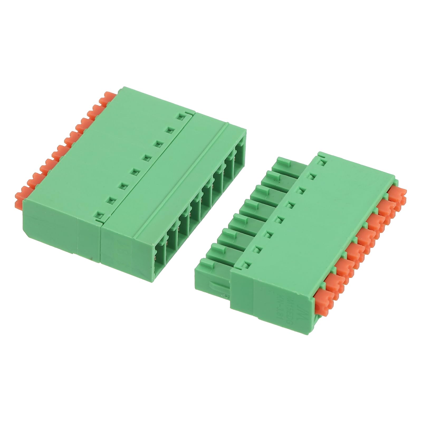 sourcing map 1 Set 8-Pin 3.81mm/0.15" Pitch PCB Mount Screw Terminal Block Connectors Straight No Soldering 15EDGKN Male & Female Connectors Plug for 22-16AWG