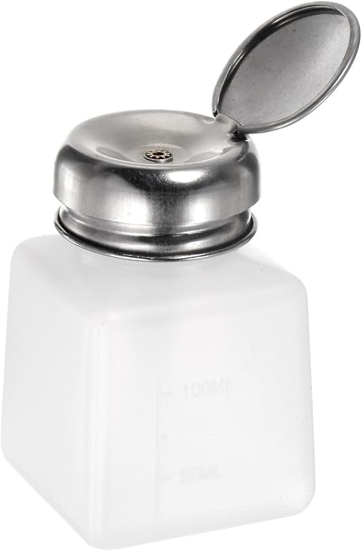 Frasco dispensador HARFINGTON com acionamento por pressão, 100 mL, branco