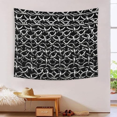 Tapisserie Art Mural à Rayures Effet 3D Tissu Décoration 150x200