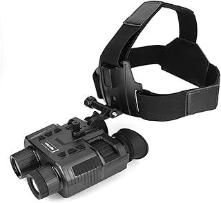 Aetheria NV8000 Night Vision Goggles Head-Mounted, 3D 4K Infrared Night Vision Binoculars with 32GB Memory Card, Waterproof Dustproof Night Vision Device for Adults - Aetheria
