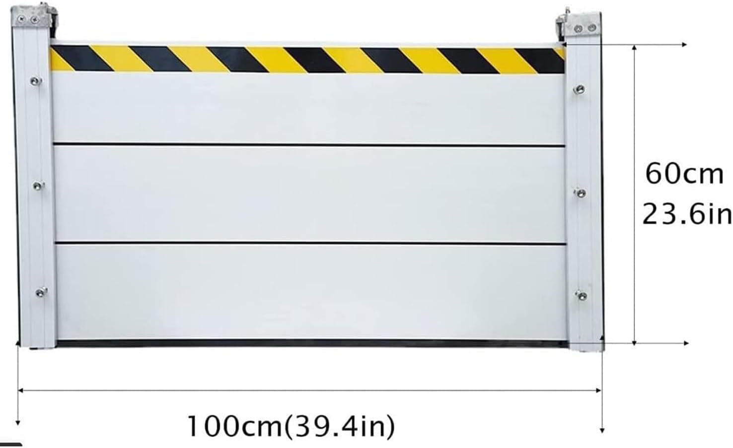 Barrier Flood, Flood Protection Barrier Street, Safety Rescue Anti Water Aluminum Protection Flood Control Barriers, for Garage/Basement/Front Door/Driveway (Size : 80cm*60cm)