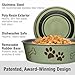 Loving Pets Bella Dog Bowls- Stainless Steel Dog & Cat Bowls - Spill Proof Dog Food Bowl, Cat Bowl, Puppy Essentials & Pet Supplies Great for Home & Travel (Small 10-20 lbs, Artichoke)