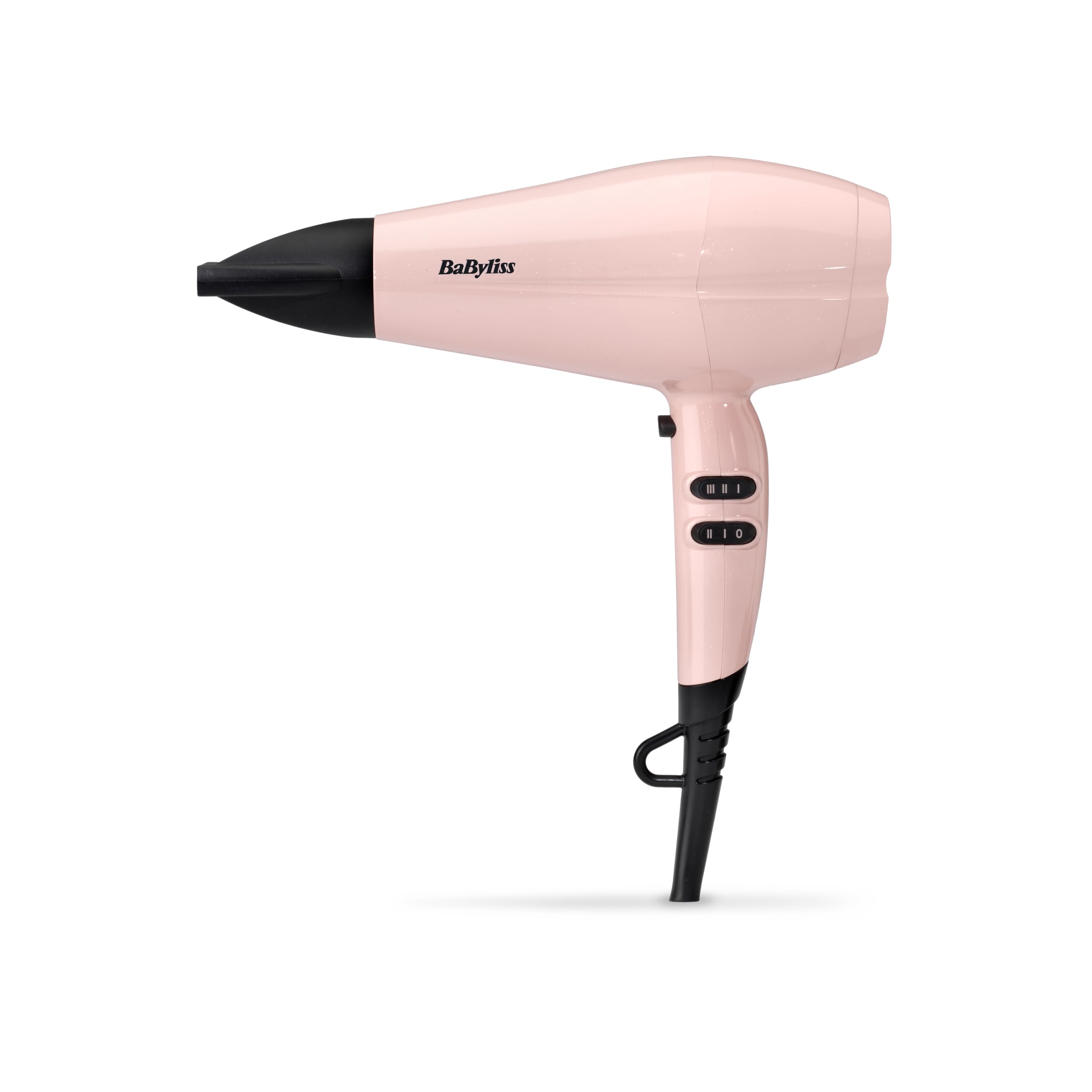 BaByliss 5337PRE Secador de pelo Rose Blush 235, 2200W, Motor DC, Iónico, 2 Velocidades y 3 Temperaturas, Botón de aire frío. Incluye boquilla estrecha 8mm, Cable 2,2m. Peso ligero 429 g. Rosa