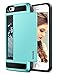 iPhone 6S Plus Case, Vofolen Card Holder iPhone 6S Plus Wallet Case Dual Layer Protective Shell Tough Bumper Cover Scratch-proof Hybrid Armor Case for iPhone 6S Plus 5.5 inch - Sky Blue