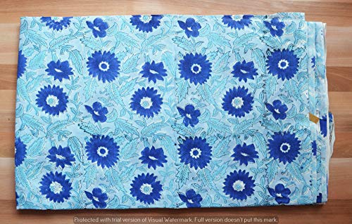 Tissu en coton imprimé grand format 50 yards pour coudre une robe d'été