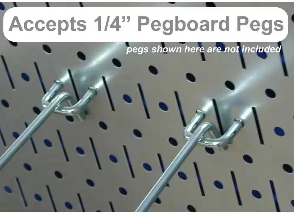 Metal Pegboard 32 in. x 32 in. Garage Storage Wall Organizer 2 Set Tool USA
