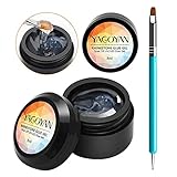 Yagoyan Rhinestone Glue for Nails, 8ml Clear Nail Gems Glue Adhesive, Jewelry/Diamonds Nail Charm...