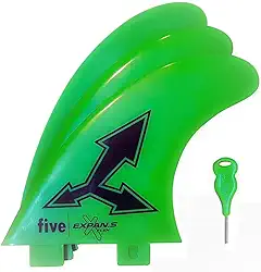Quilha Surf Expans Five Encaixe FCS1 Performance e Rigidez