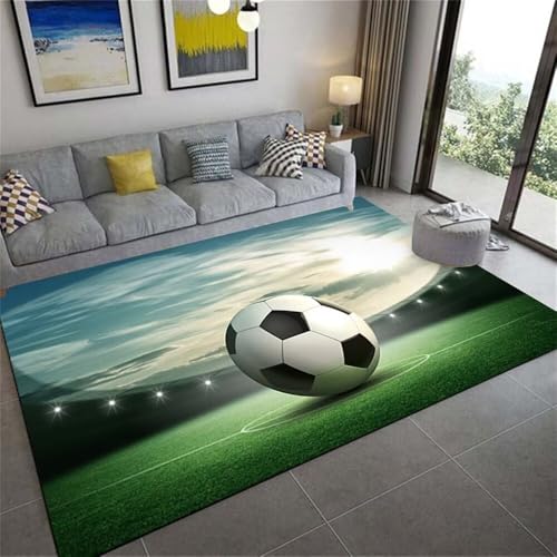 Tapis de chambre doux vert 60x110CM avec protection de sol