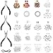 Produktbild Kurtzy 1000+ Teile Schmuckherstellung Set Reparatur Werkzeug Zangen, Zubehör, Perlen, Perlendraht, Spring Ringe, Karabiner Verschluss - Schmuck Selber machen Set für Halsketten, Ohrringe, Armbänder