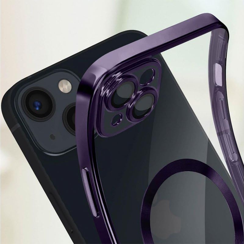 Cool Case for iPhone 15 Pro Magnetic Violet Edge