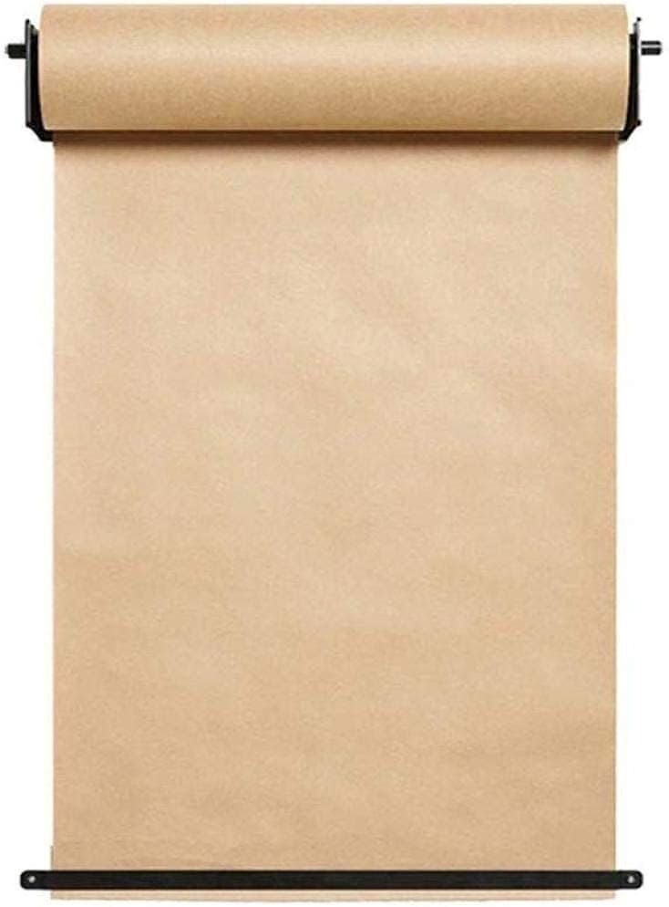Support de papier kraft mural 37cm avec barre de coupe nette pour bureau