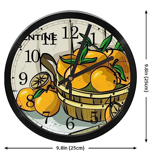 Horloge murale silencieuse à quartz ronde pour éviter le bruit