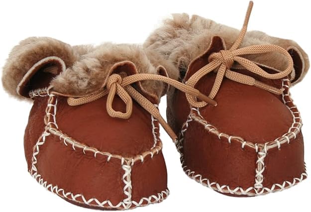 spar-home Baby Winterschuhe – Lammfellschuhe Neugeborene...