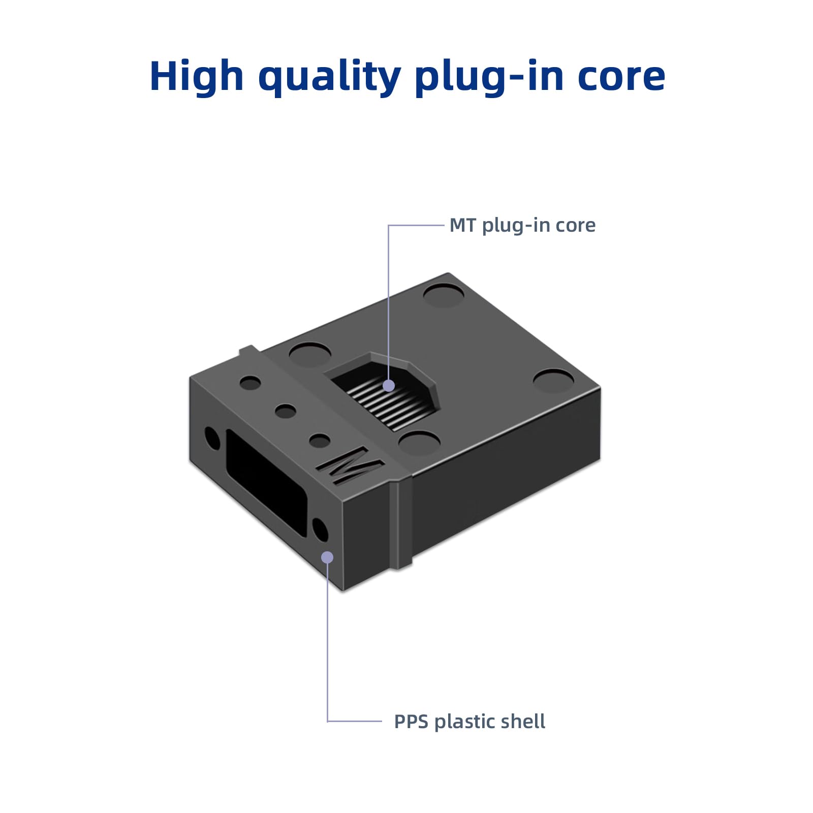 Lot de 5 boucles de fibre optique à 12 cœurs MPO/APC - Design anneau de traction pour test et entretien réseau de haute précision