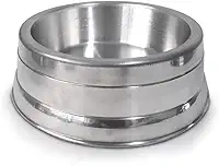 Comedouro de Alumínio Pesado Pote Bowl para Ração ou água para Alimentar Animais de Estimação, Cães, Cachorros e Gatos - São Bendedito Pet (2000 ml)
