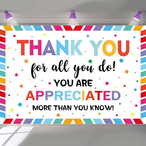 Toile de fond Thank You banner pour départ retraite et fête remerciement