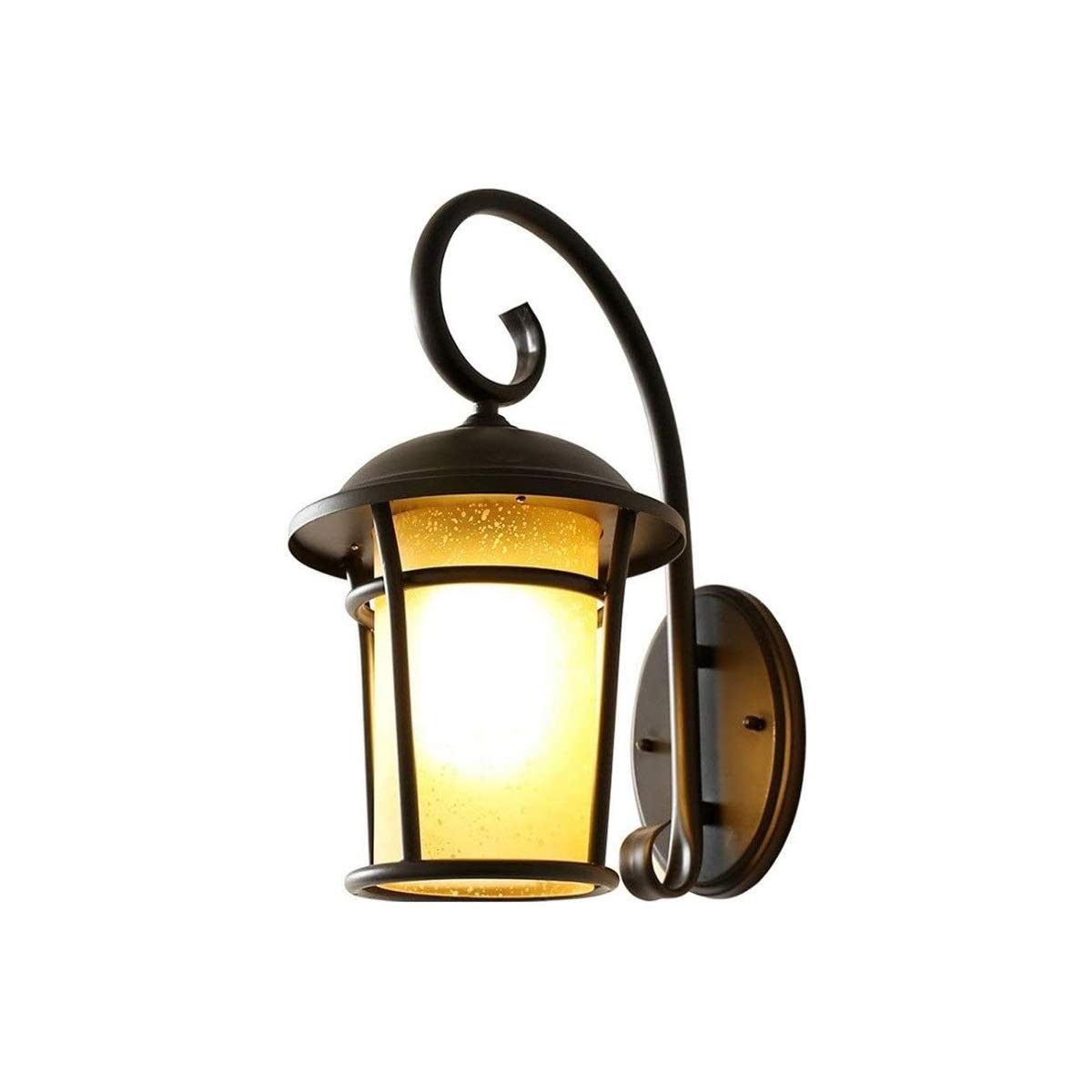 Lanterne en verre de qualité supérieure pour applique murale rétro