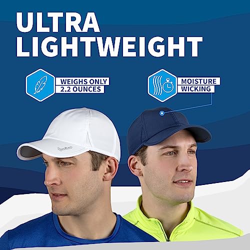 Image of TrailHeads Men's Running Hat with UV Protection | Quick Dry Sports Hats for Men | UPF 50 Hats | Summer Hats for Men