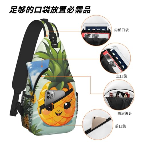 Morrales de senderismo Sling Bag para mujeres y hombres miniatura 6