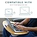 LapGear Bamboo Lap Desk - Natural Bamboo - Fits up to 17.3 Inch Laptops - Style No. 91697