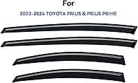 Vista 449 de Viseras de ventana in-Channel, protectores contra la lluvia para 2011-2023 Dodge Charger, visores de ventilación de ventana con deflectores