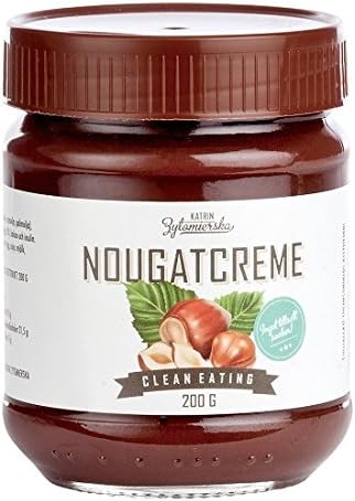 KZ Clean Eating - Nougatcreme 200g (7oz) - Keto - Low Carb Sugar free All natural Non GMO