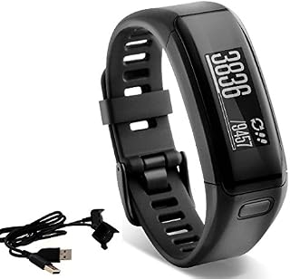 Garmin vívosmart HR Activity Tracker Regular Fit - Black, with Extra Charger