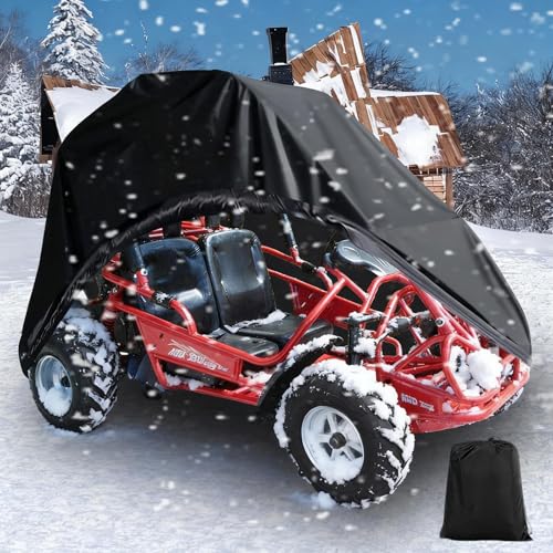 Chikia Large Go Kart Covers,2 Seater Waterproof Compatible with Coleman