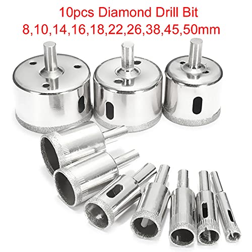 Juego de brocas para taladro de 10 piezas de diamante miniatura 7