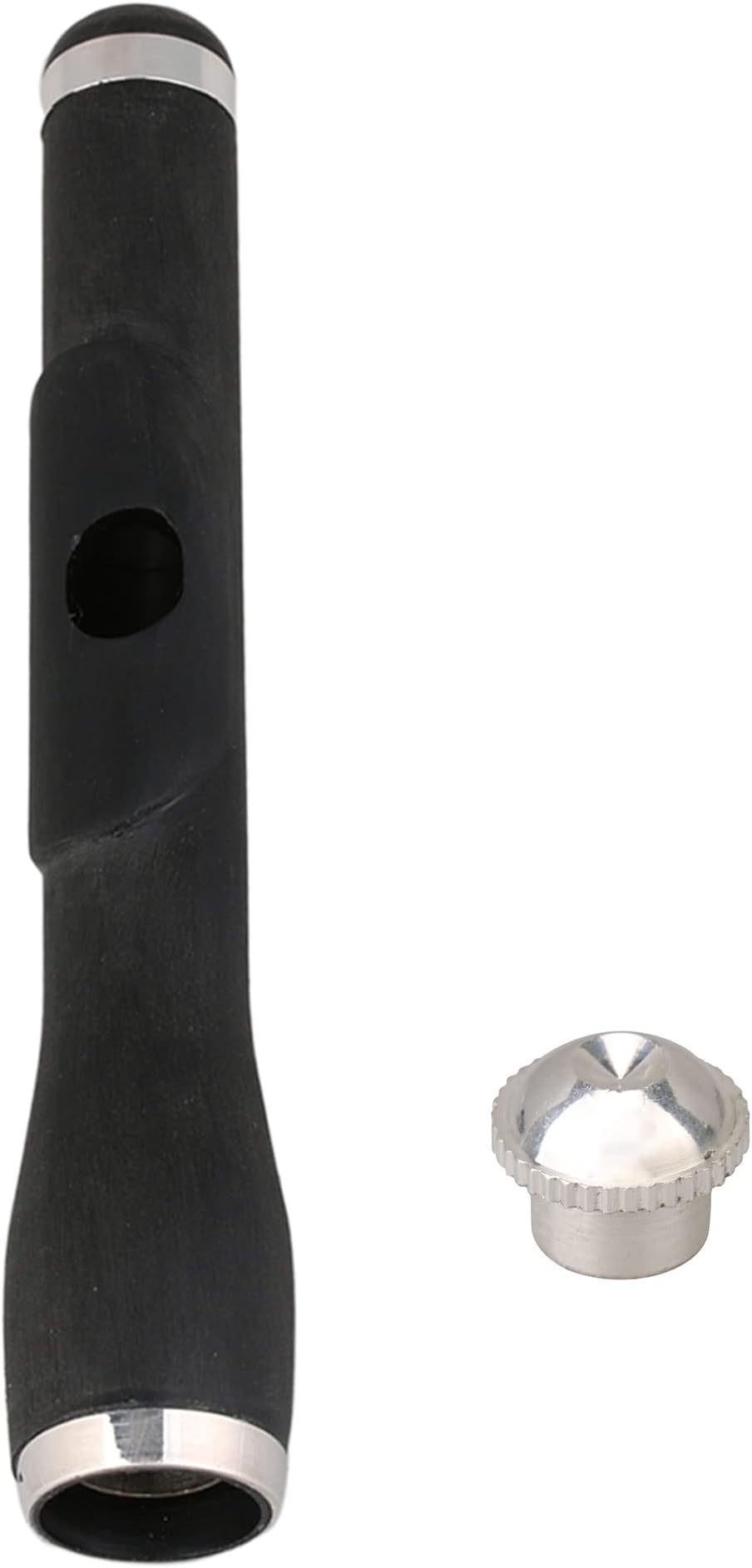 Composite Wood Flute Head Joint Headjoint Mouthpiece Joint Replacement Parts(black)