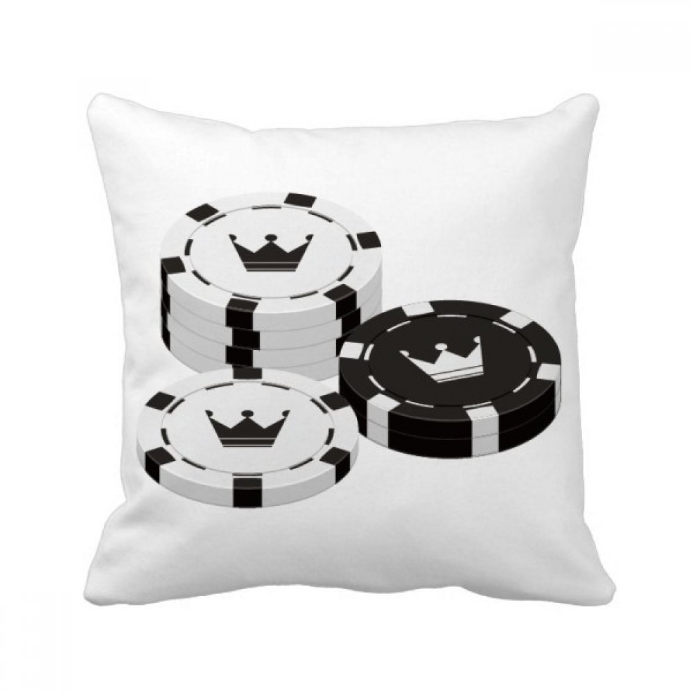 Cadeau décoration original coussin motif cœur pique carreau trèfle K 40x40 cm pour proche et ami