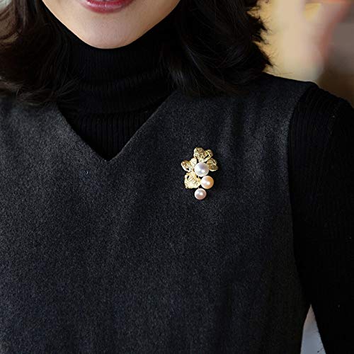 Broche écharpe en soie pour pulls et cardigans de bureau chic - 5