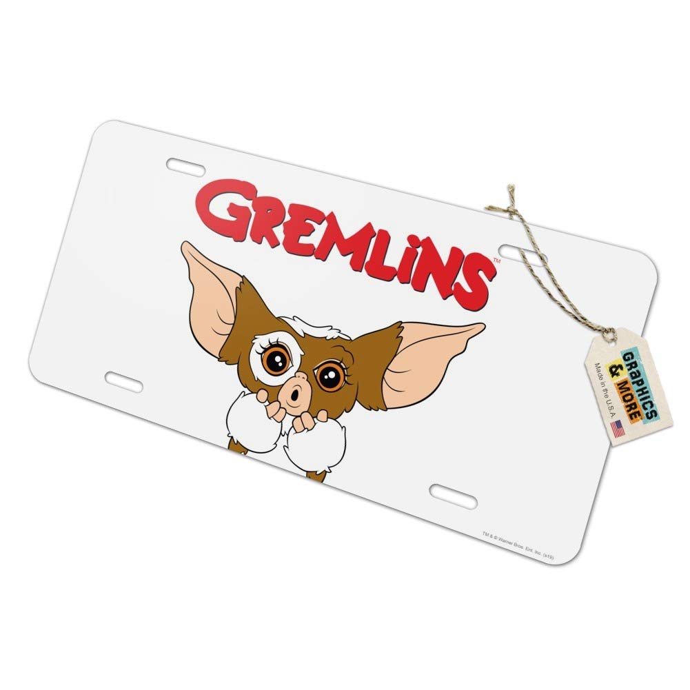 GRAPHICS & MORE Gremlins Gizmo Logo Novelty Metal Vanity Tag License Plate