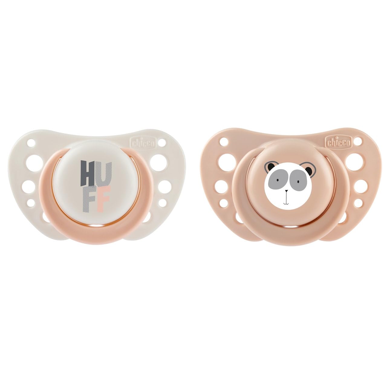 Chicco PhysioForma Succhietto Air Rosa, Ciuccio 2-6 Mesi, Tettarella in Silicone, Anatomico E Funzionale, Supporta la Respirazione Fisiologica, Rosa, 2 Pezz