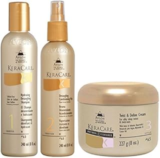 Keracare Detangling Shampoo And Conditioner Duo With Natural Textures Twist And Define Cream