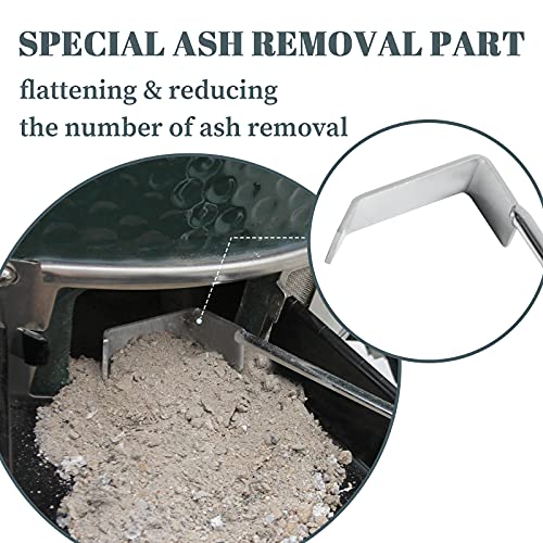 Herramienta para cenizas para parrilla de acero inoxidable 17.5" miniatura 5