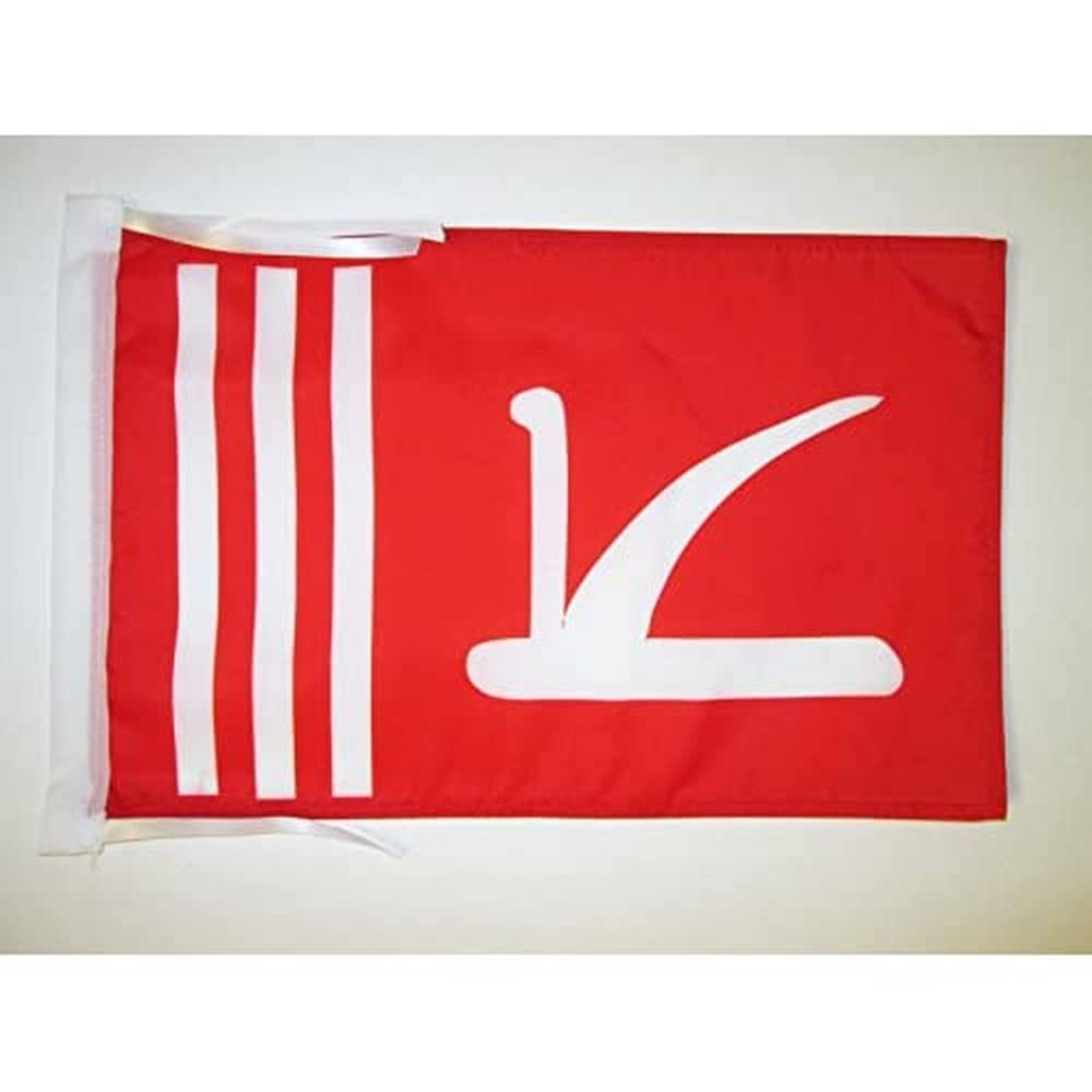 Iran Old Persia Flag 18'' x 12'' cords - Persian SMALL flags 30 x 45cm - Banner 18x12 in - AZ FLAG — view 656