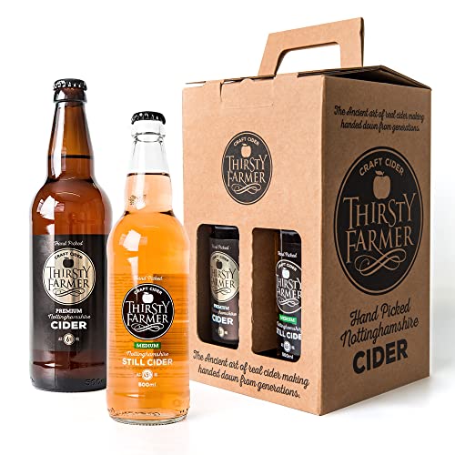 Thirsty Farmer Craft Cider Mixed Gift Box (x4 500ml bottles)