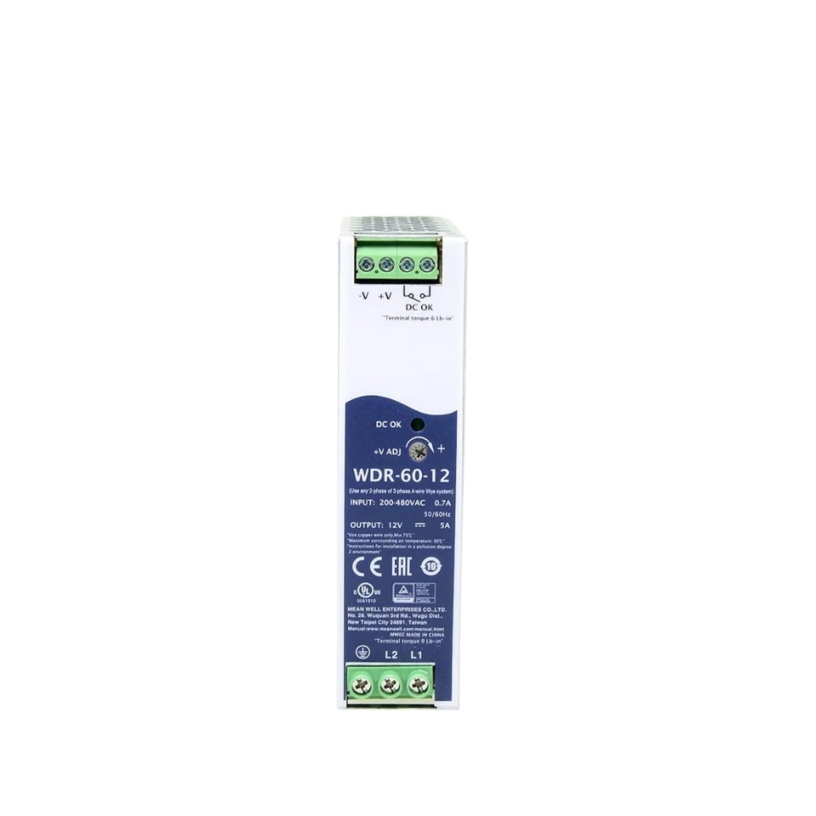 JJKKOZVQF WDR-60-12 60WPower Supply WDR-60 12V 5A